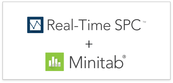 Logotipos de Real-Time SPC y Minitab